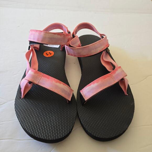 NWT Teva Women's Original Universal Tie-dye Sandal Pink Size 11 - Picture 1 of 6